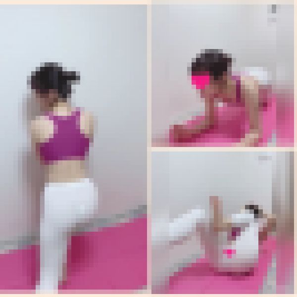 【隠し撮り】美女が自宅でヨガをする動画（mp4） サンプル画像